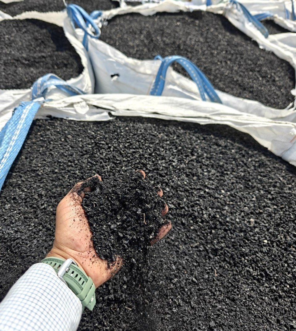 Quality-inspected Tire-Derived Fuel material ready for supply